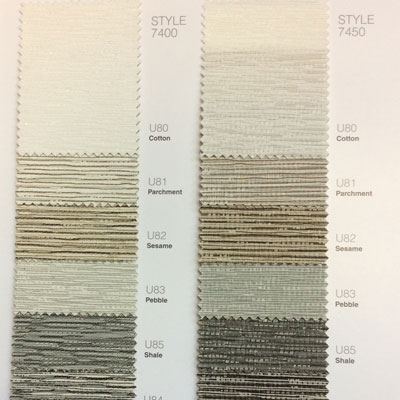 Phifer Sheerweave Phifer SheerWeave Style 7400 Sample Card in Style 7400  Blend Phifer 7400 and 7450  Fabric